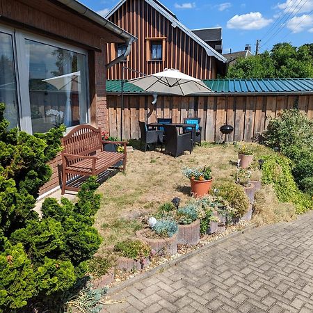 W4 - Urlaubsmagie- Pool, Terrasse, Barbecue Daire Lichtenhain  Dış mekan fotoğraf