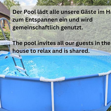 W4 - Urlaubsmagie- Pool, Terrasse, Barbecue Daire Lichtenhain  Dış mekan fotoğraf