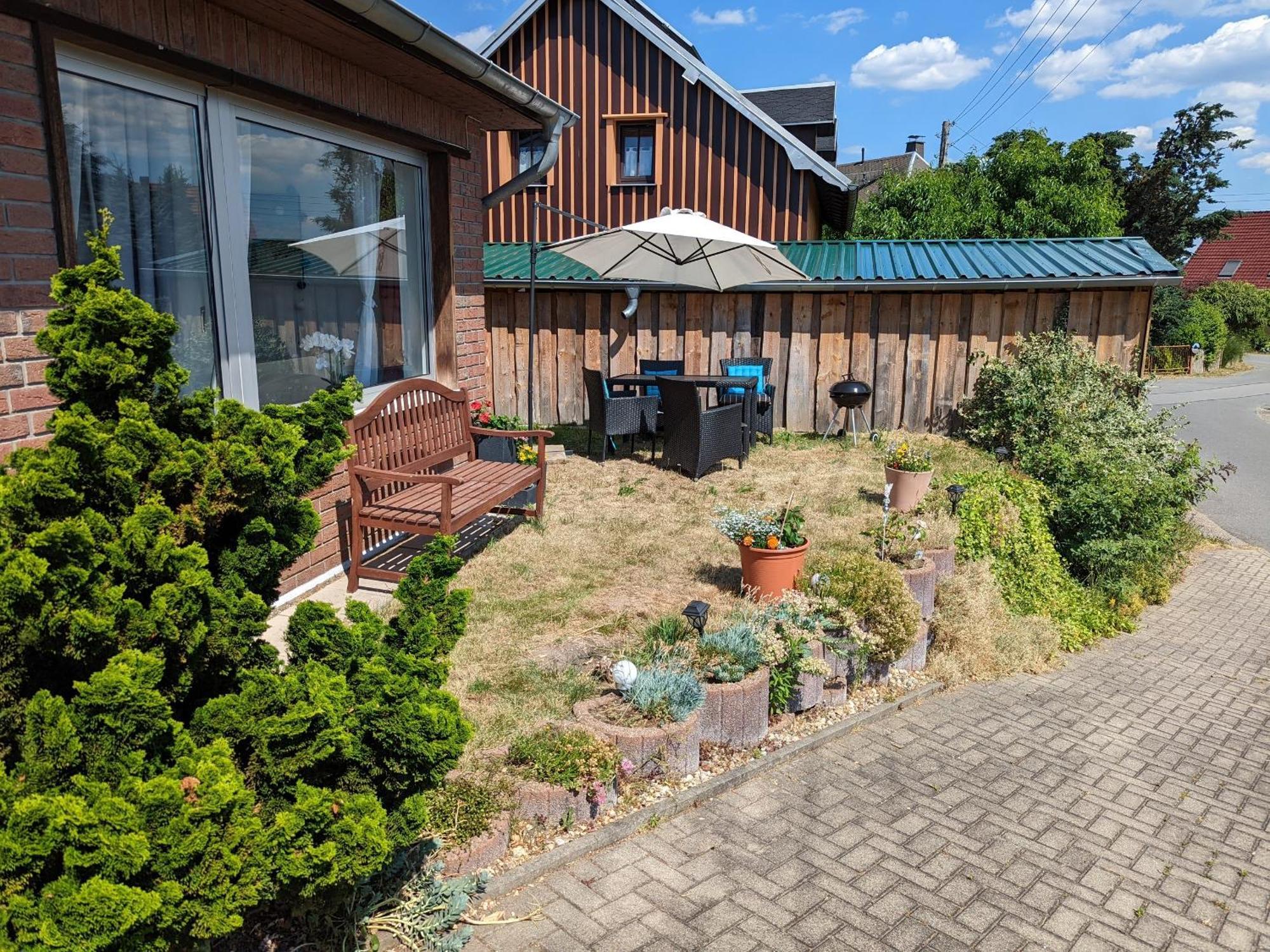 W4 - Urlaubsmagie- Pool, Terrasse, Barbecue Daire Lichtenhain  Dış mekan fotoğraf