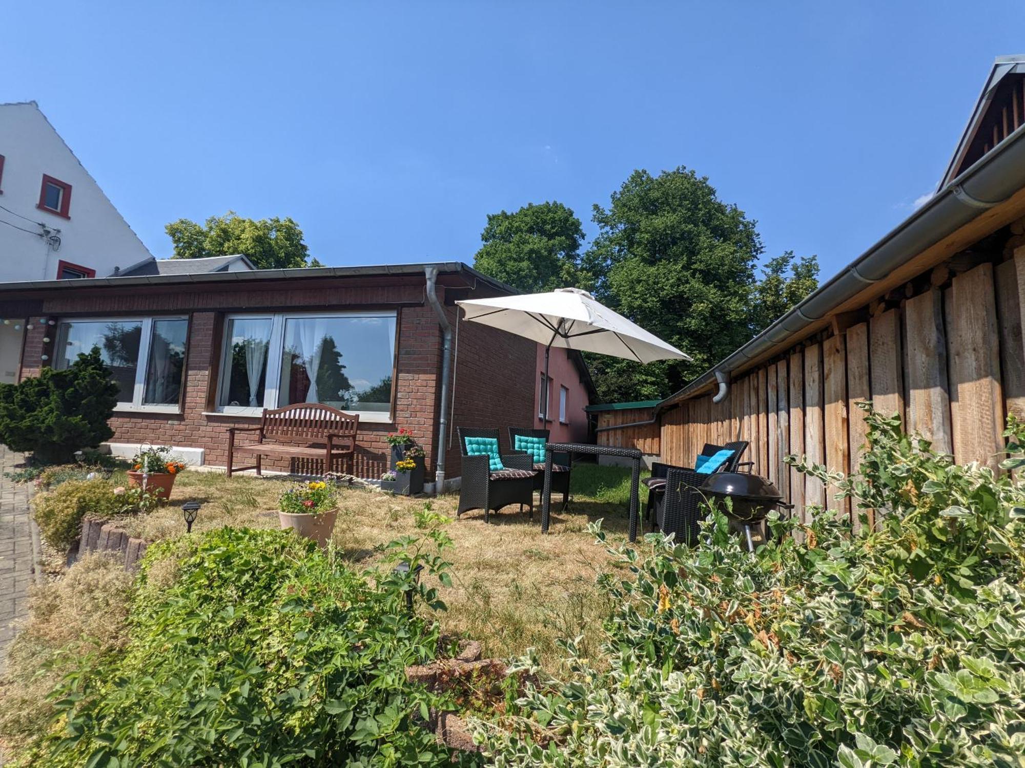 W4 - Urlaubsmagie- Pool, Terrasse, Barbecue Daire Lichtenhain  Dış mekan fotoğraf
